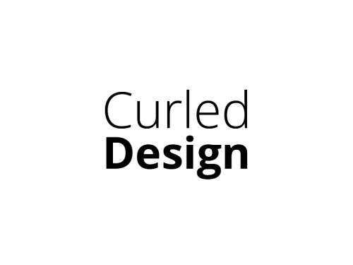 Curled Design Logo
