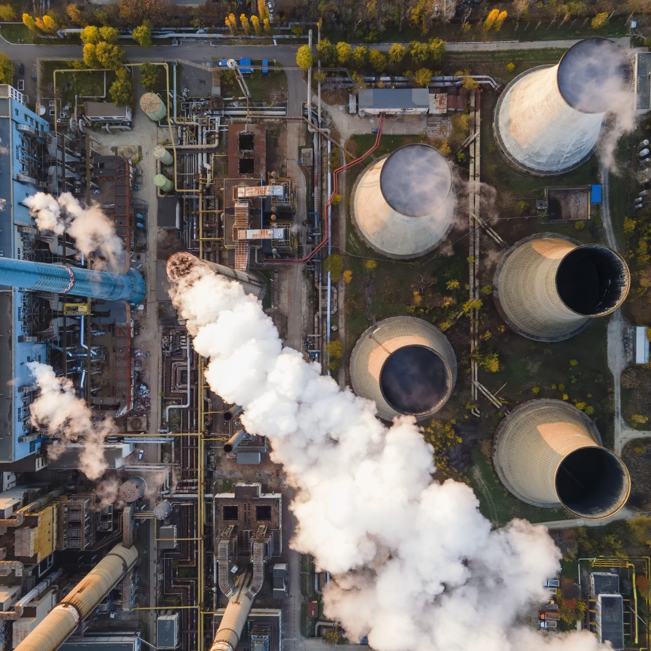Power station in Bucharest, Romania