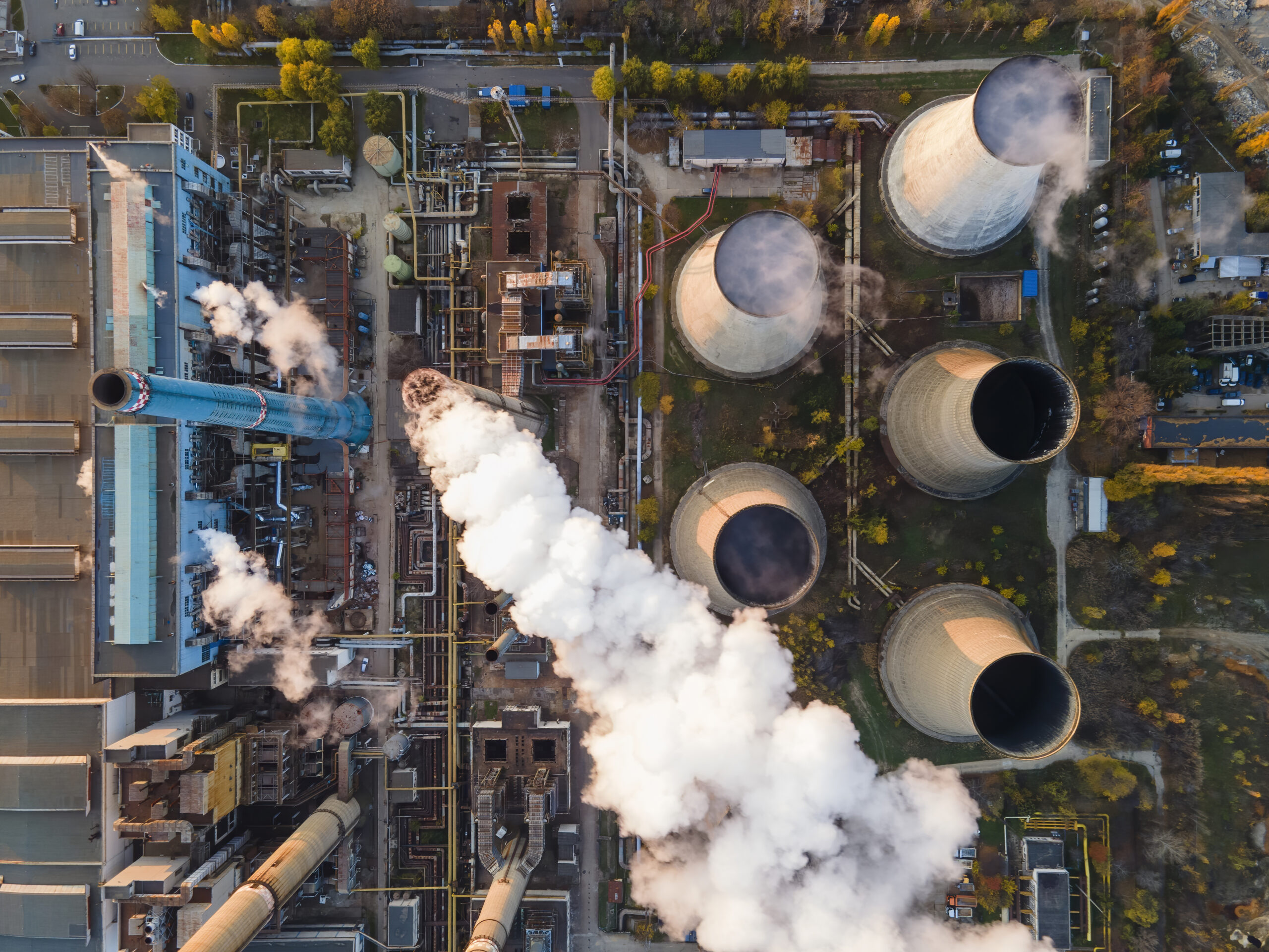 Power station in Bucharest, Romania