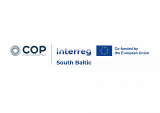 COP, Interreg South Baltic and Co-funded by the European Union logos