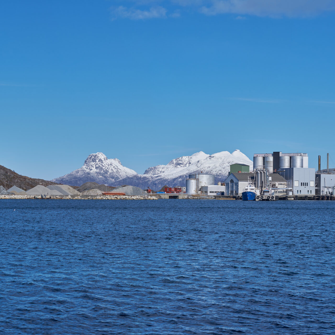 The city of Bodoe and surroundings, North of the Polar Circle.