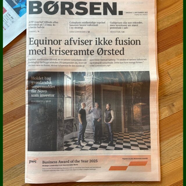 Rock Flour Company på forsiden af Børsen