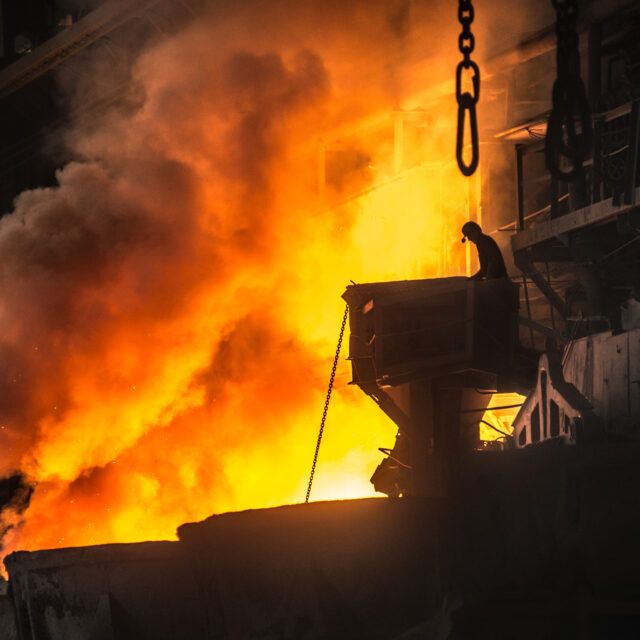 waste incineration plant burning waste